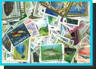 50 timbres differents POISSONS
